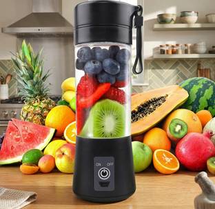 GaxQuly 6Blade USB Rechargeable Travel Juicer Blender Mixer,Smoothie Protein Shake Maker 220 W Juicer ...