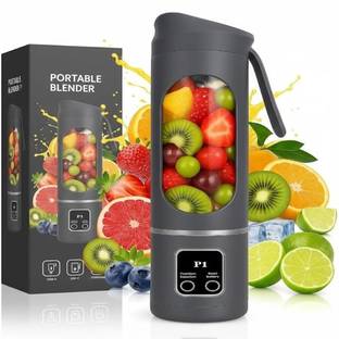 NUVIO 450ML Portable Blender Bottle USB Rechargeable 12 Blade Juicer 50 W Juicer