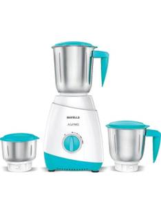 HAVELLS Aspro 500W Mixer Grinder 3 Jar (White & Light Blue)