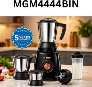 BOSCH Home Kitchen Mixer Grinder | Powerful Electric Mixer for Dry & Wet Grinding 750 W Juicer Mixer G...