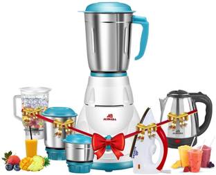 Alibaba Pearl Electric Kettle (2L, Silver) & 550 W Mixer Grinder