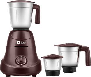 ORIENT Power Mixer 750 W Mixer Grinder (MGPM75C3 3 Jars Maroo
