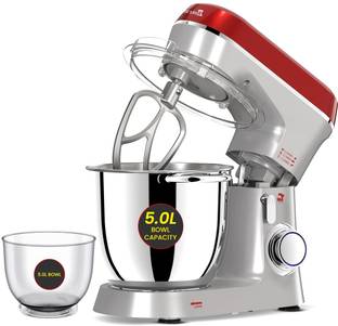Inalsa Esperto 1400 Stand Mixer | 1400W |5L Stainless Steel & Free 5L Bowl | 1400 W Juicer Mixer Grind...