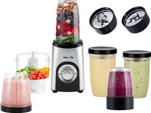 iBELL NUTRICORE 6Q Nutri Blender&Chopper 24000 RPM,Copper Motor,3 Modes & Steel Blade 600 W Juicer Mix...