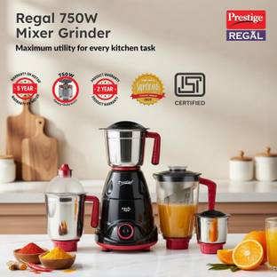 TTK PRESTIGE Regal 750 W Juicer Mixer Grinder