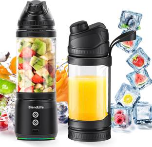 BlendLife Elite Portable Blender, 6000mAh Battery, Dual Modes And Waterproof 240 W Juicer Mixer Grinder