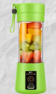 Praaj Portable USB Rechargable juicer mixer blender with 6 sharp blades 40 W Juicer Mixer Grinder
