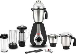 Billion 4 Jars + Nutri & Sipper Jars with Coarse mode 1000 W Juicer Mixer Grinder