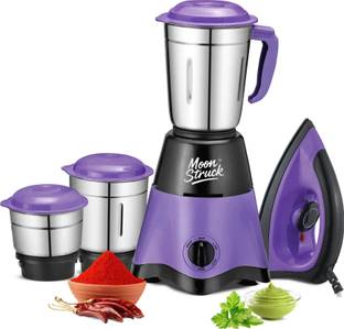 Moonstruck Star Purple 3 Jar Iron 750 W Mixer Grinder