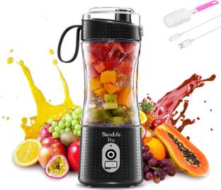 BlendLife PRO Portable Blender 210Watt & 4000MAH for Shakes, ice etc USB-C Port, 400ml 150 Juicer Mixe...