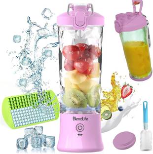 BlendLife Ultra Waterproof Portable Blender, LED Light Indicators & Pulse Model Feature 240 W Juicer Mixer Grinder