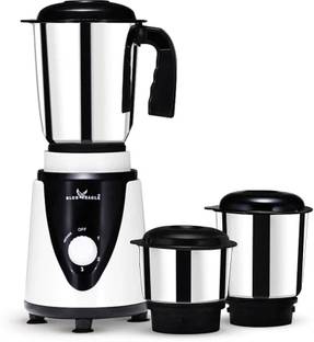 Blue eagle 1.2ml Liquidizing ,0.8ml Multi,0.4ml Chutney Jar, 500 W Juicer Mixer Grinder