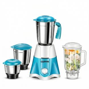 coppr Z White edition 2 year unconditonal warranty heavy duty copper motor 750 W Juicer Mixer Grinder
