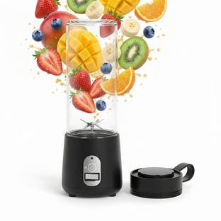 blendjet Portable Blender 420ml USB Rechargeable | 1500mAh | 6 Steel Blades 150 W Juicer Mixer Grinder