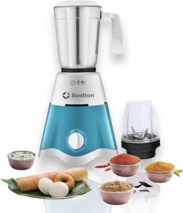 Bostton Double Copper Layered 100% Powerful Motor, 2 Year Warranty 750 W Mixer Grinder