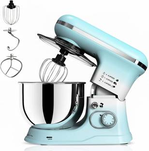 Inalsa Kratos DualTone Blue|Stand Mixer |1200W|5L SS Bowl|Baking,Cake Mixer,Kneading 1200 W Mixer Blen...