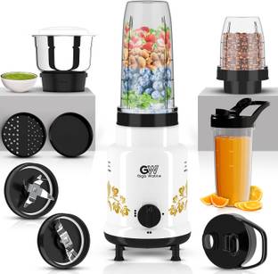 GIGAWATTS 2 Unbreakable-PC & 1 Steel Jar 3 Speed Control 21000 RPM BIS- IS: 4250 Approved 240 W Juicer...