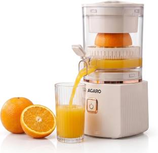 AGARO Regal Citrus Juicer, 200ml Capacity, 80 Watt, Smart Pulp Control, 100 W Juicer