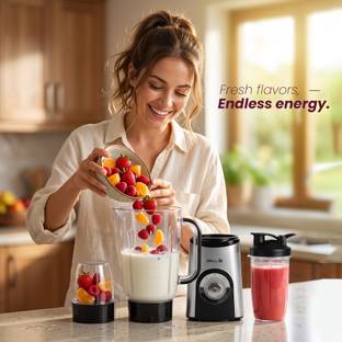 iBELL NUTRICORE 3Q Plus 600W Mixer Grinder Juicer, 3 Jars, 2Y Warranty 600 W Juicer Mixer Grinder
