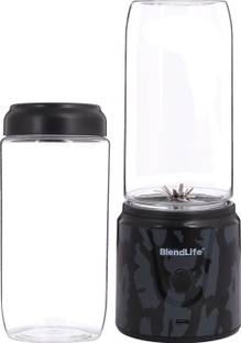 BlendLife GO Portable Blender, 420ml, 32-Blade Power, 2000mAh, Free Jar, Made in Bharat 150 W Juicer M...