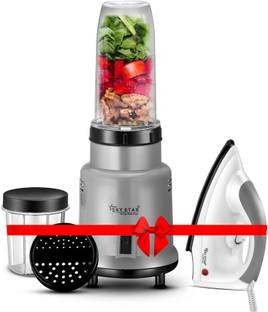 Skystar Nutri Mixer With 1100W Dry Iron Combo 750 W Mixer Grinder
