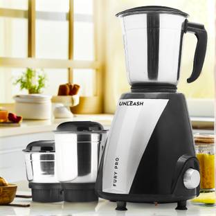 unleash FuryPro 750W Mixer Grinder Juicer Nutri Blender Machine for Chutney and Juices 750 W Juicer Mi...