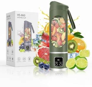 NUVIO 450ML Rechargeable Portable Smoothie Maker with 12 Blades 50 W Juicer