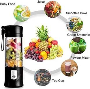 R.T. Impex Mini Personal Smoothie Maker 6 Blades 3 Gears Ideal for smoothies protein shakes 220 W Juic...