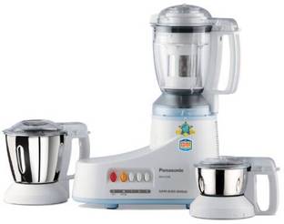 Panasonic Super Mixer Grinder with 3 Stainless Steel Jars 550 W Mixer Grinder
