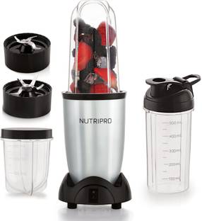 nutripro Blender 500 W Juicer Mixer Grinder (Nutri 3 Jars Sil