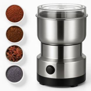 Nima Stainless Steel Mini Mixer Grinder | Wet & Dry Fine Grinding Kitchen Tool 150 W Mixer Grinder