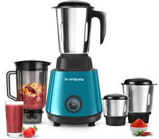 Longway Powerful Motor for Grinding, Mixing, Juicing Up to 750 W Juicer Mixer Grinder