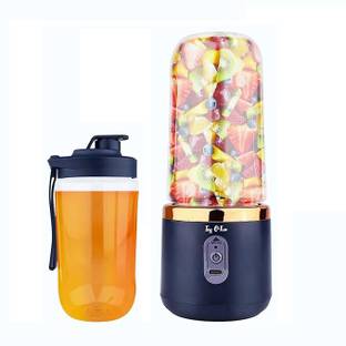Home Bargains Portable USB Rechargeable Blender 400| 6 Blade Juicer Mixer Grinder 50 W Juicer