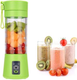 Totu USB Rechargeable 380ml Mini Juicer Blender for Juices, Shakes and Smoothies 200 W Juicer Mixer Gr...