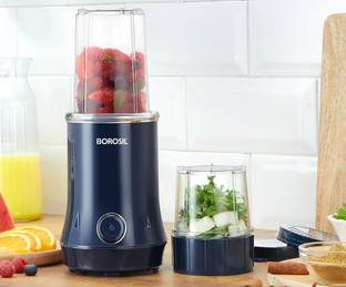 BOROSIL NB 07 NUTRIFRESH MINI BLENDER & GRINDER 300 W Mixer Grinder