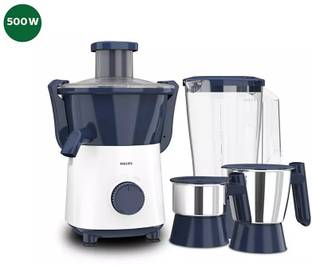 PHILIPS HL7568/00 Juicer Mixer Grinder 500W Black and White 500 W Juicer Mixer Grinder