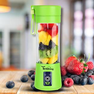 Tenring USB Portable Blender 380ml, Rechargeable Personal Juicer Cup, Smoothie Maker 150 W Mixer Blend...