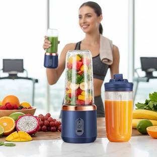 Shree Shyam Portable USB Rechargeable Juicer Blender Mini Smoothie Maker Bottle 25 W Juicer Mixer Grin...