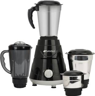 Sansui Pro 500 W Juicer Mixer Grinder (Blaze 4 Jars Black)