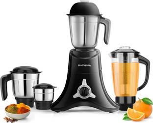 Longway Orion 900 W Juicer Mixer Grinder (Orion 4 Jars Black)