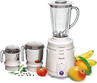 SUJATA SUPERMIX 900 W Juicer Mixer Grinder (SUPERMIX WHITE 3 Ja