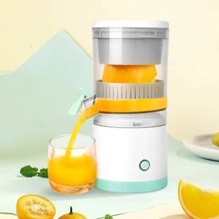 Buyerzone USB Rechargeable Electric Citrus Juicer - Wireless Orange, Lemon, Lime Squeezer 40 W Juicer Mixer Grinder