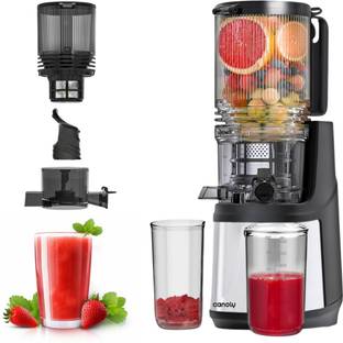 Canoly Cold Press Slow Juicer, Slow Masticating Juicer Machine, Easy to Clean 350 W Juicer