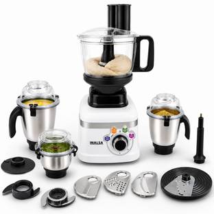 Inalsa Triton 900 (MG+FP) 900 W Juicer Mixer Grinder