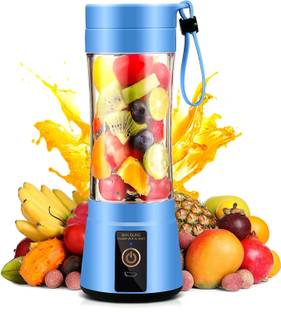 Ethnic Trove Electric Fruit Juicer Maker USB Rechargeable Mini Juicer Mixer GrinderLG467 350 W Juicer ...