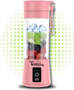 Tenring USB Rechargeable Portable Blender Juicer | Mini Smoothie & Shake Maker 150 W Mixer Blender