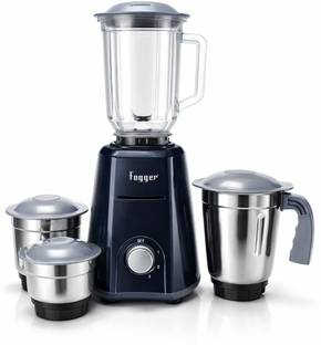 Fogger Pro 4 Jars (1 Transparent Jar+ 3 Stainless Steel Jar) 750 W Juicer Mixer Grinder