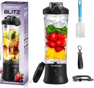 Truesnap Blitz 600ml Portable Blender | USB-C Rechargeable 230 W Mixer Blender