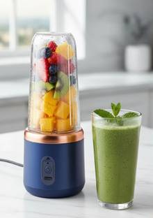 SHIFA Portable USB Rechargeable Juicer Blender Mini Smoothie Maker Bottle 220 W Juicer Mixer Grinder