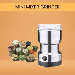 V21 Electric Coffee and Spice Grinder, Stainless Steel 220 W Juicer Mixer Grinder